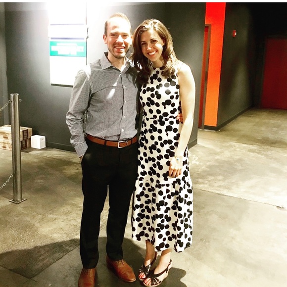 Who What Wear for Target polka dot midi dress - Picture 2 of 4